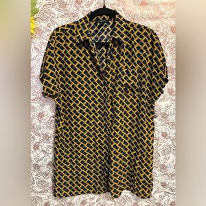 Forever 21 button up shirt style dress size M